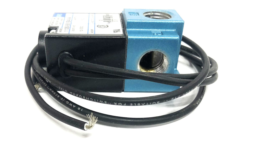 MAC 12VDC 6.0 Watts VAC To PSI 3-Way Valve 113B-551BAAA NOS