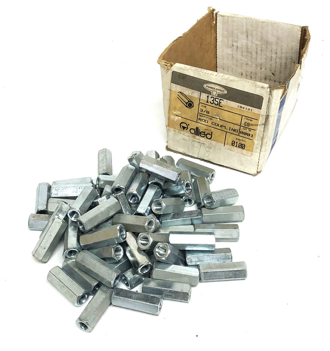 Powerstrut Allied 3/8x1-3/4 Inch Rod Coupling 135E [Lot of 60] NOS