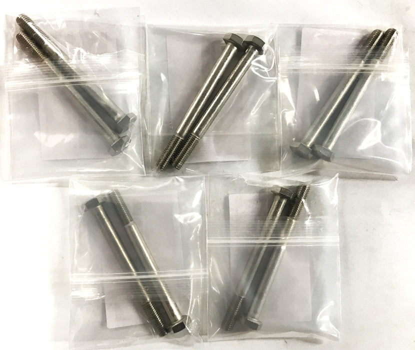 Unbranded A4-70 Hex Head Cap Screw M10-1.50 x 110mm [Lot of 10] NOS
