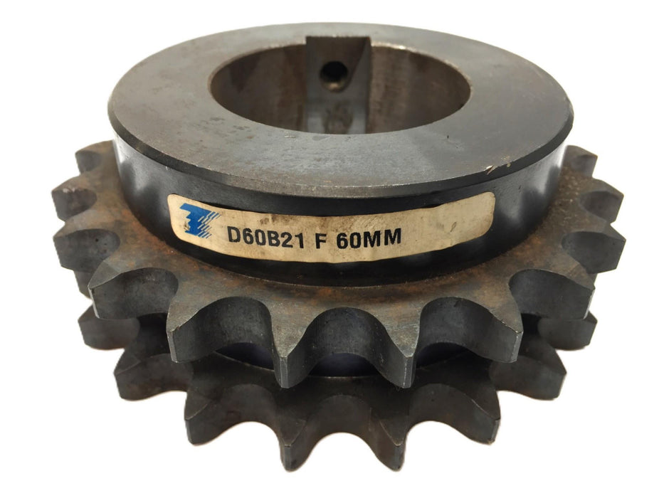 Tsubaki Roller Sprocket HD60B21 with 2.36" (60mm) Bore NOS