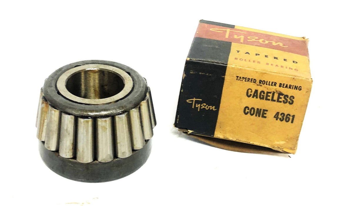 Tyson Cageless Tapered Roller Bearing 4361 NOS