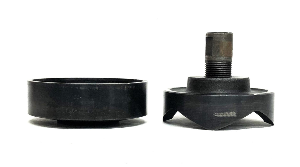 Greenlee 4" C Conduit Punch And Die Set 500-4655/500-4654 USED