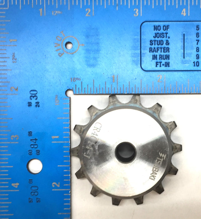 Tsubaki Coupling Roller Chain and Sprockets CR4014 NOS