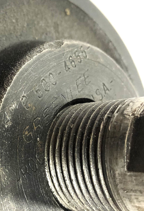 Greenlee 4" C Conduit Punch And Die Set 500-4655/500-4654 USED