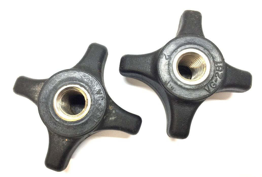 System Plast VG Black 5/16" Female Thread Turn Knob VG-281 [Lot of 2] USED