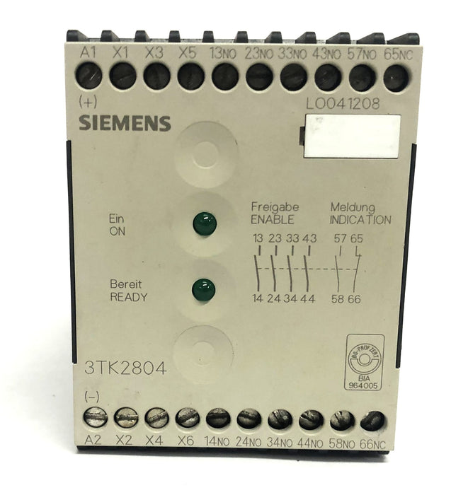 Siemens L0041208 Safety Relay 3TK2804-0BB4 USED