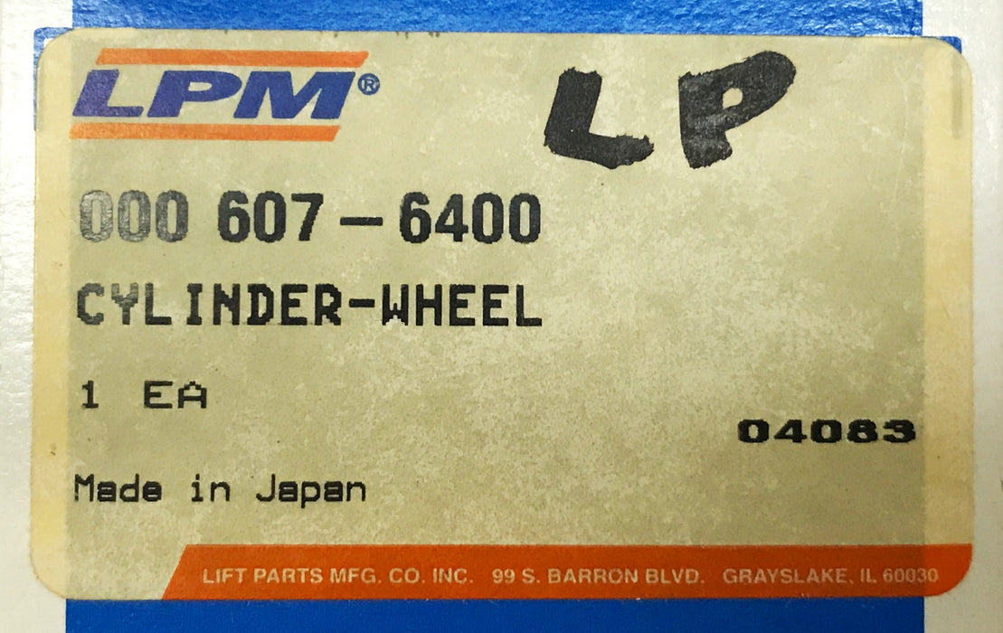LPM Forklift Cylinder Wheel 607-6400 NOS