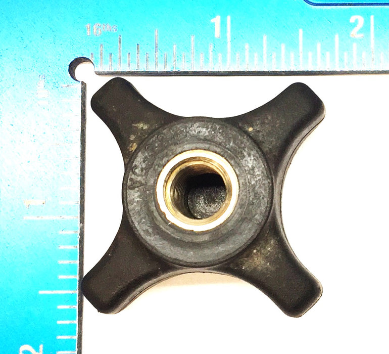 System Plast VG Black 5/16" Female Thread Turn Knob VG-281 [Lot of 2] USED
