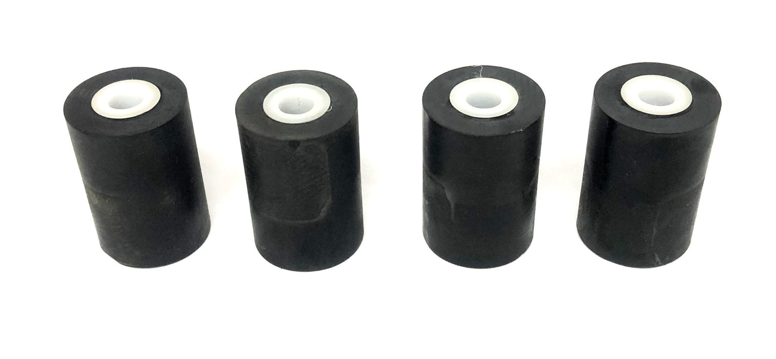 Unbranded 1.37 Inch OD Roller Wheel 0.40 Inch Bore [Lot Of 4] NOS