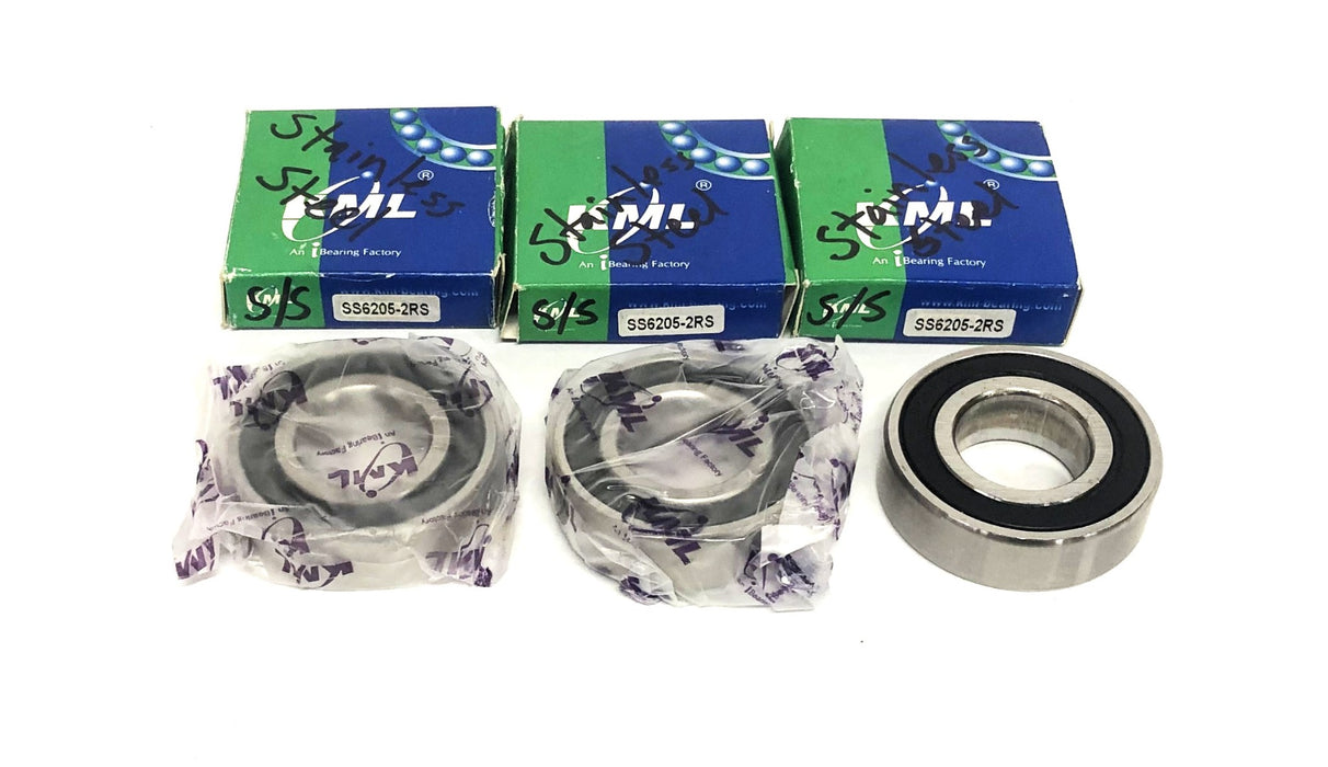 KML Ball Bearing SS6205-2RS [Lot of 3] NOS