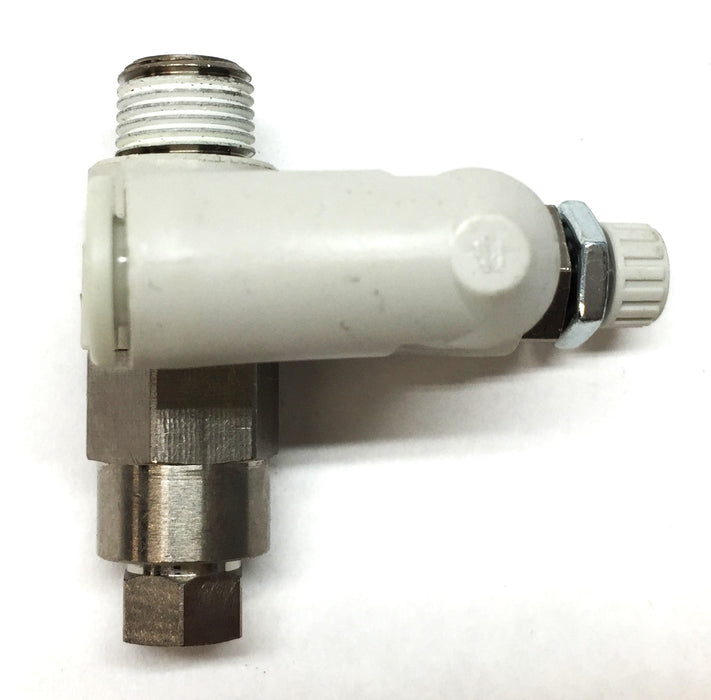 SMC Flow Control and Pilot Check Valve Elbow Fitting ASP330F-01-06S NOS
