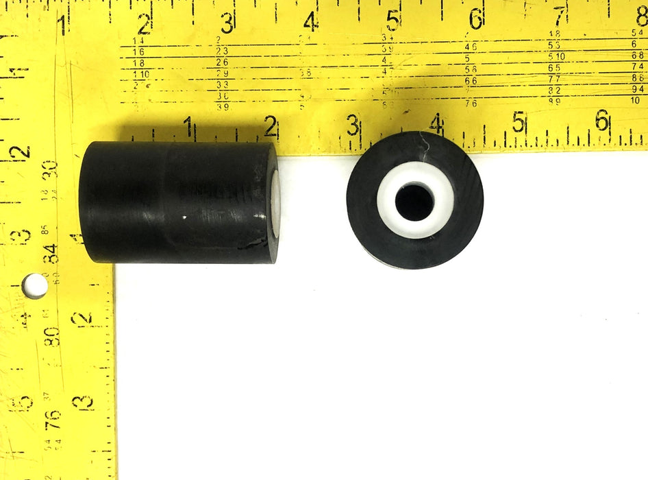 Unbranded 1.37 Inch OD Roller Wheel 0.40 Inch Bore [Lot Of 4] NOS