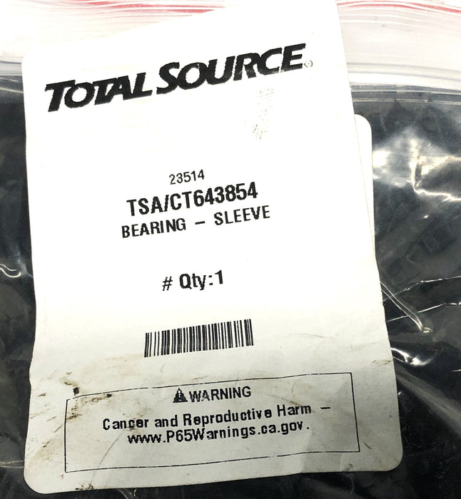 Total Source Sleeve Bearing CT643854 NOS