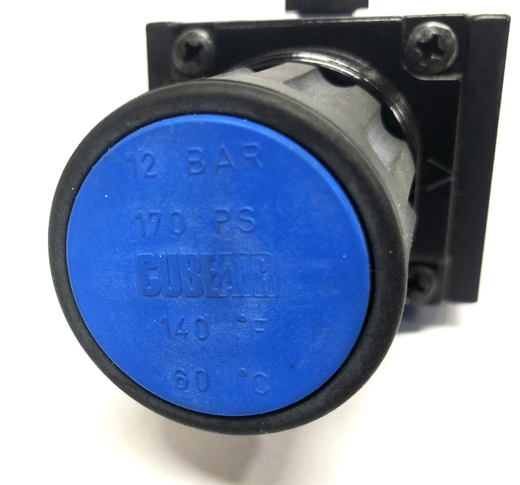 Cubeair 12 Bar 170PSI 140F 60C Filter/Regulator 354C052 NOS