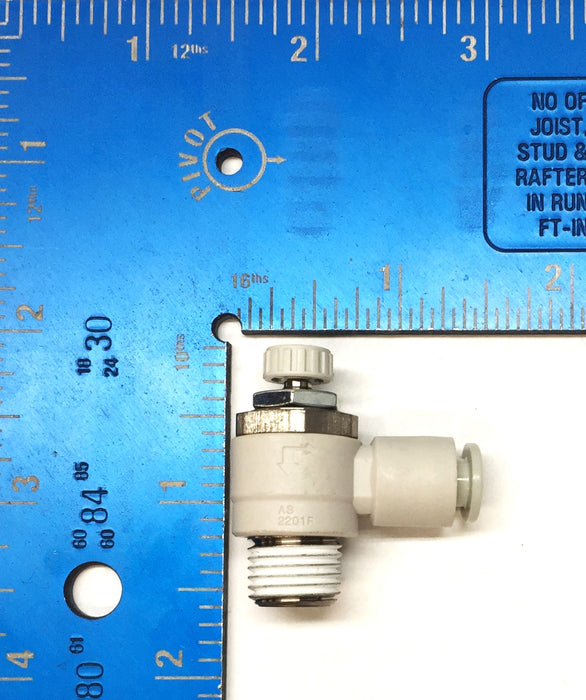 SMC Flow Control Valve AS2201F [Lot of 9] NOS