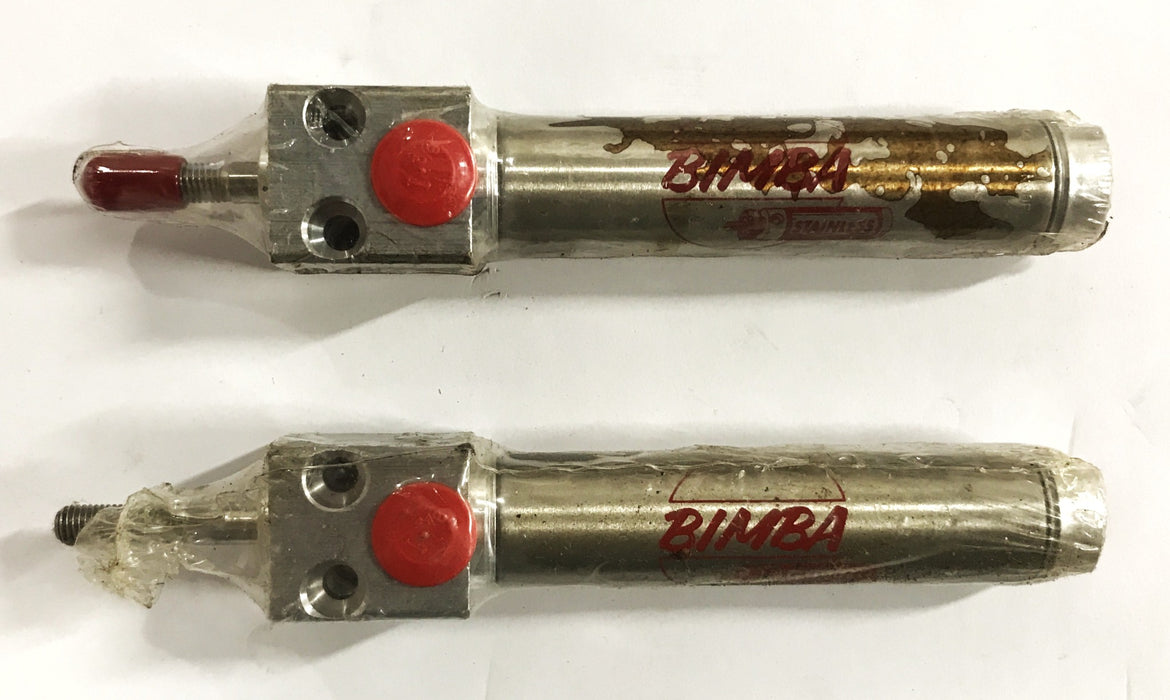 Bimba Pneumatic Air Cylinder BF-042-D [Lot of 2] NOS