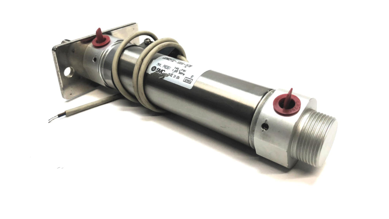 SMC Pneumatic Cylinder W/ (1) D-H7B Proximity Sensor CDM2F32-100A-H7B NOS