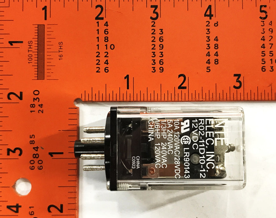 NTE Electronics Relay R02-11D10-12 [Lot of 4] NOS