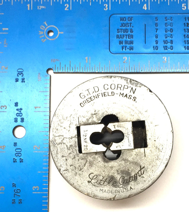 GTD Corporation Little Giant Die 1/2NF 20 USED