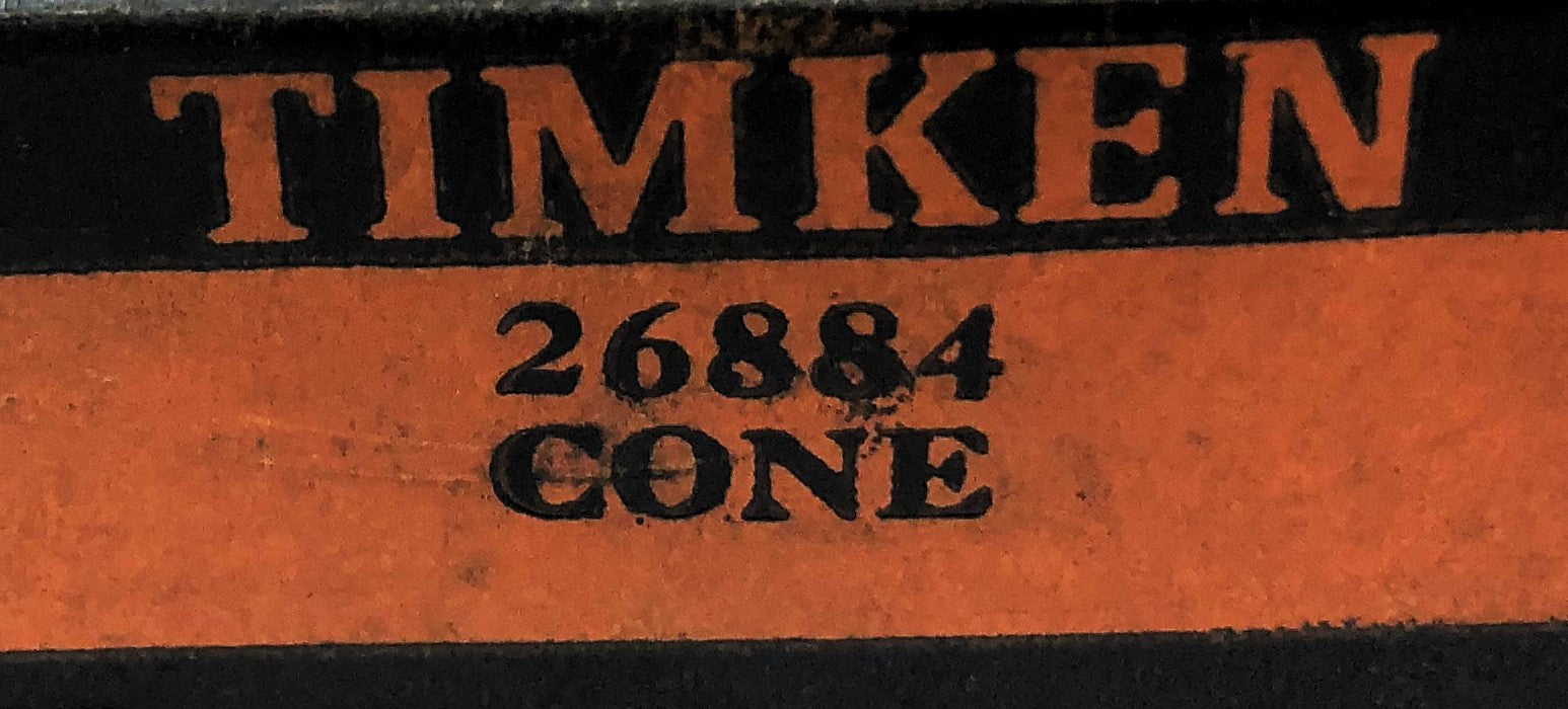 Timken Tapered Roller Bearing Made in Canada 26884 NOS