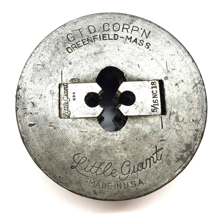 GTD Corporation Little Giant Die 5/16NC18 USED