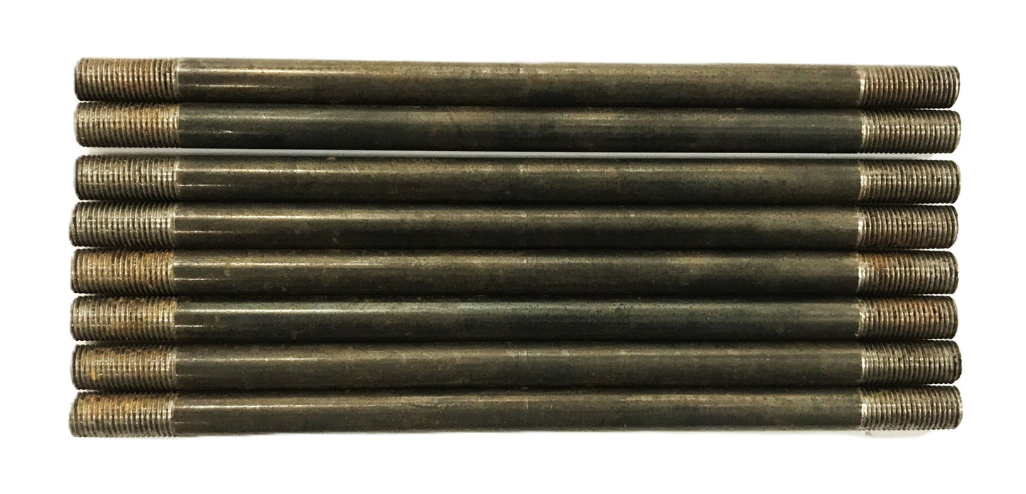 Unbranded 7-1/4 inch x 3/8 inch Steel Tie Rod [Lot of 8] NOS