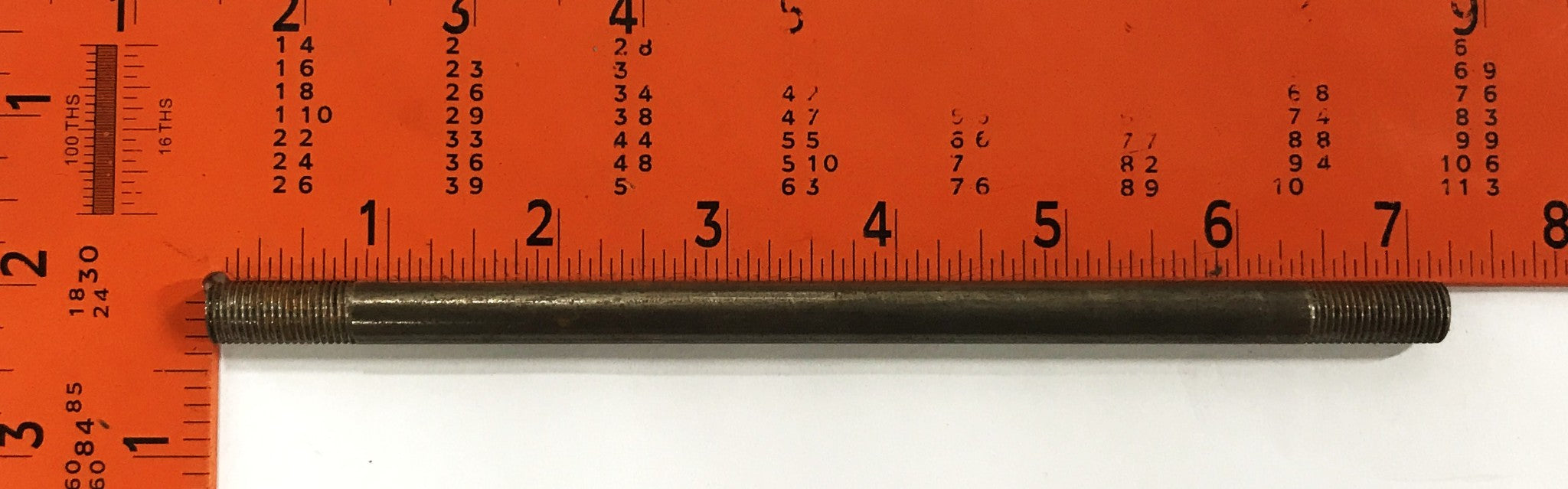 Unbranded 7-1/4 inch x 3/8 inch Steel Tie Rod [Lot of 8] NOS