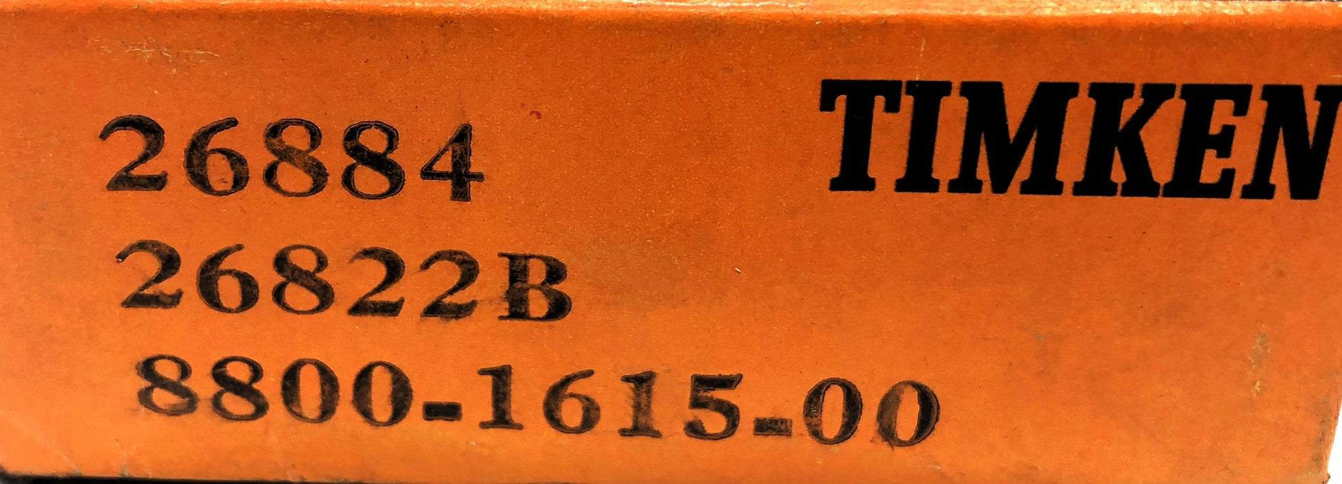 Timken Tapered Roller Bearing Cup & Cone 26822B/26884 NOS