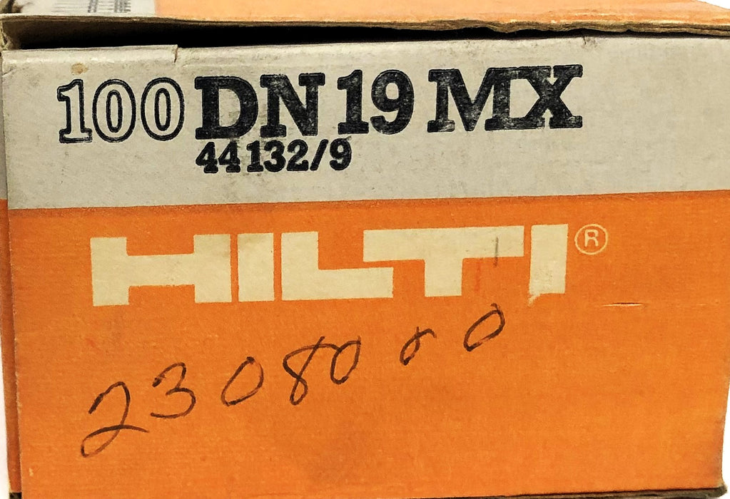 Hilti Box Of 100 Concrete Nails DN19MX (44132/9) NOS