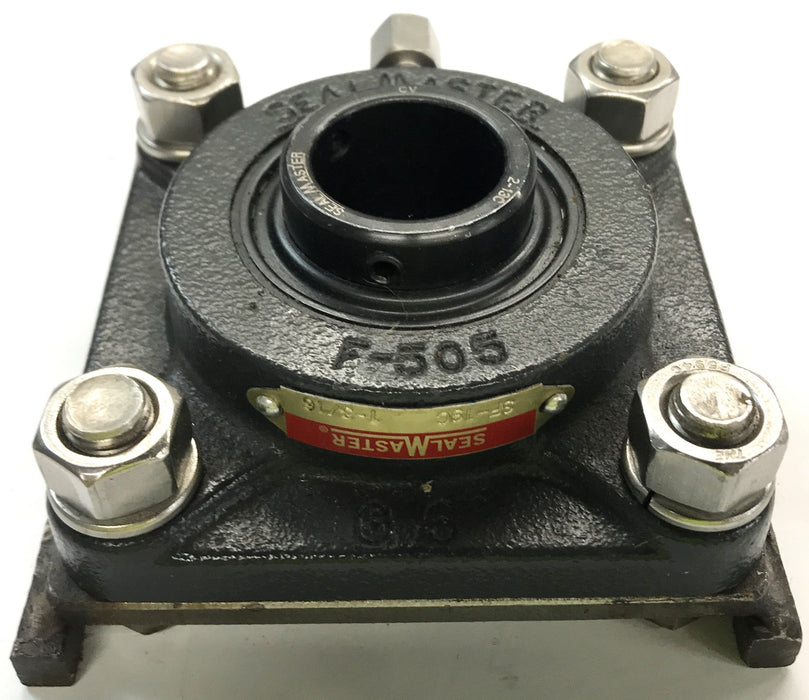 Seal Master Bolt Flange Bearing Unit W/ Custom Bracket SF-19C NOS