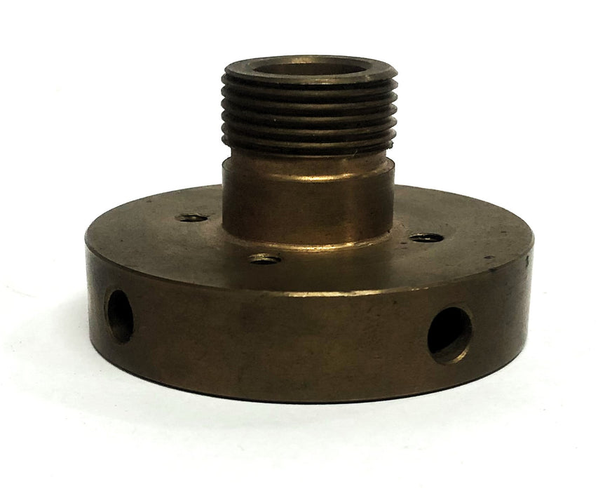 Unbranded 0.86X2.25 Inch OD 0.56 Inch ID 16 TPI Brass Fitting 180135 NOS