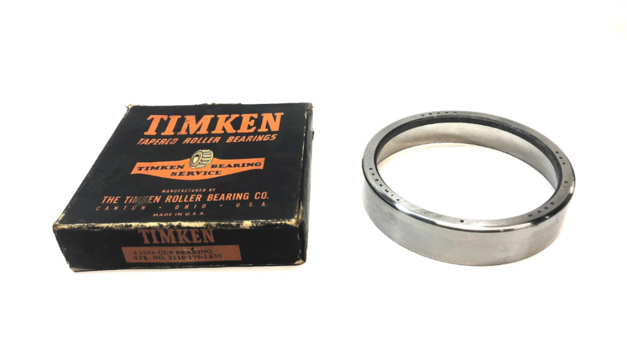 Timken Tapered Roller Bearing Cup 42586 NOS