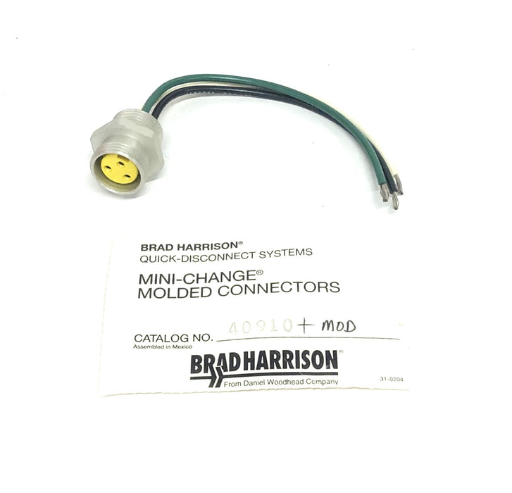 Brad Harrison Mini-Change Molded Connectors 40910 (40910+MOD) NOS