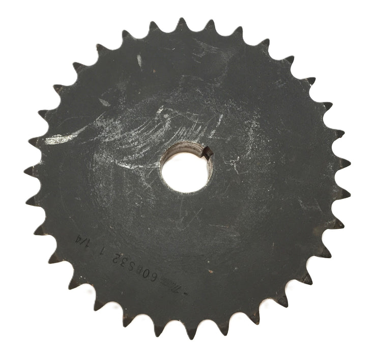 Martin 1.24" Bore with Keyway Roller Chain Sprocket 60BS32 NOS