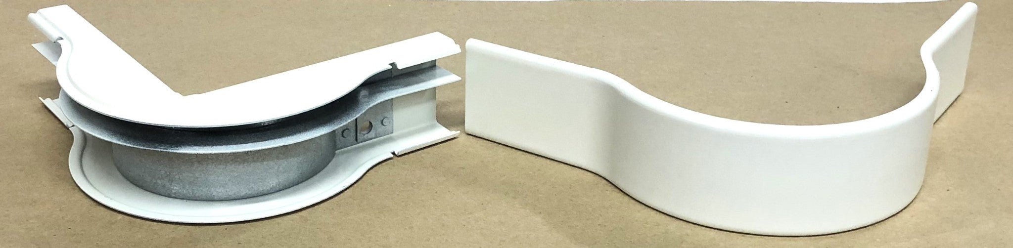 Legrand Wiremold 2400 Raceway Fiberready Divided Elbow 2418DFO-FW [Lot of 3] NOS