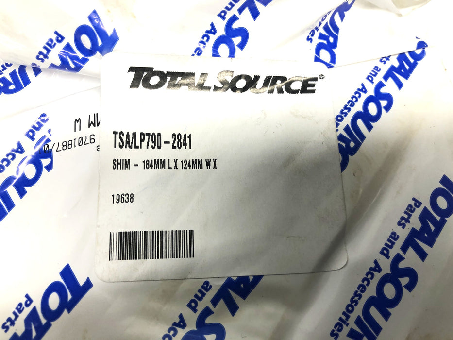 Total Source 184MM L X 124MM W X Shim LP790-2841 [Lot of 8] NOS