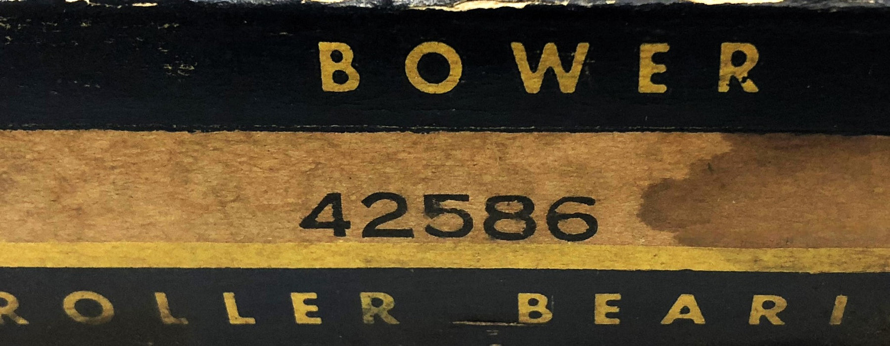 Bower Tapered Roller Bearing Cup 42586 NOS