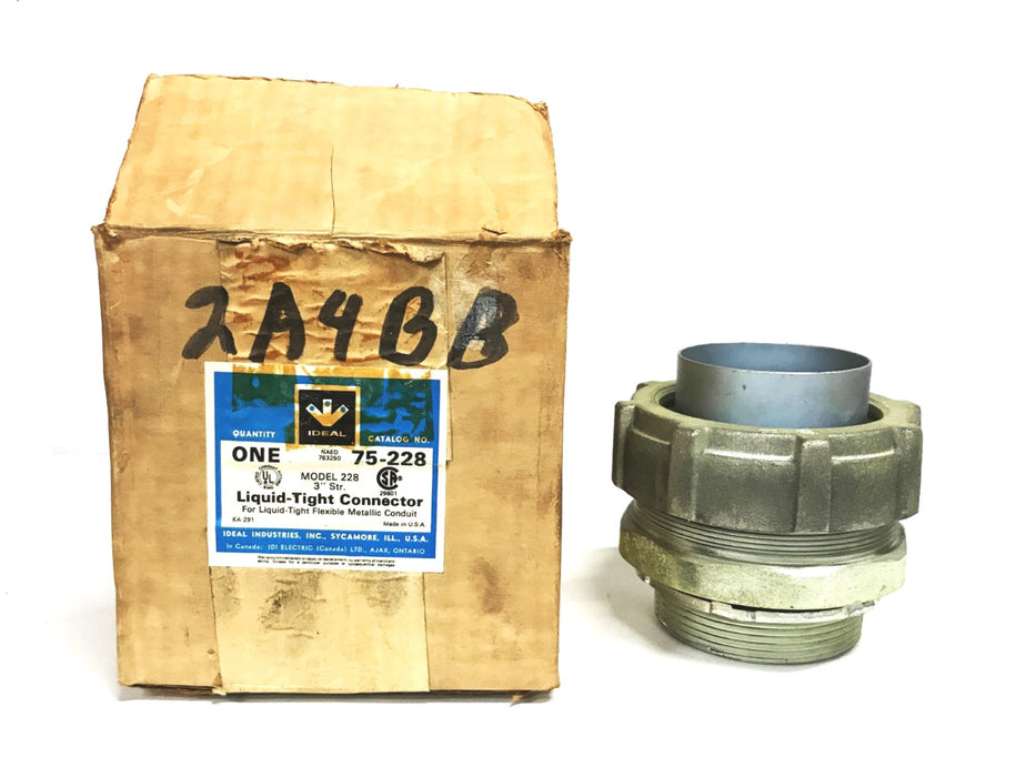 Ideal 3 inch Liquid Tight Connector Conduit 75-228 NOS