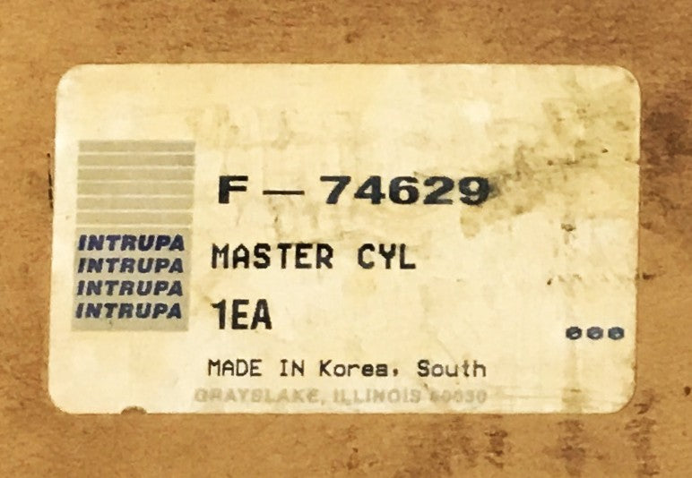 Intrupa Forklift Master Cylinder F-74629 NOS