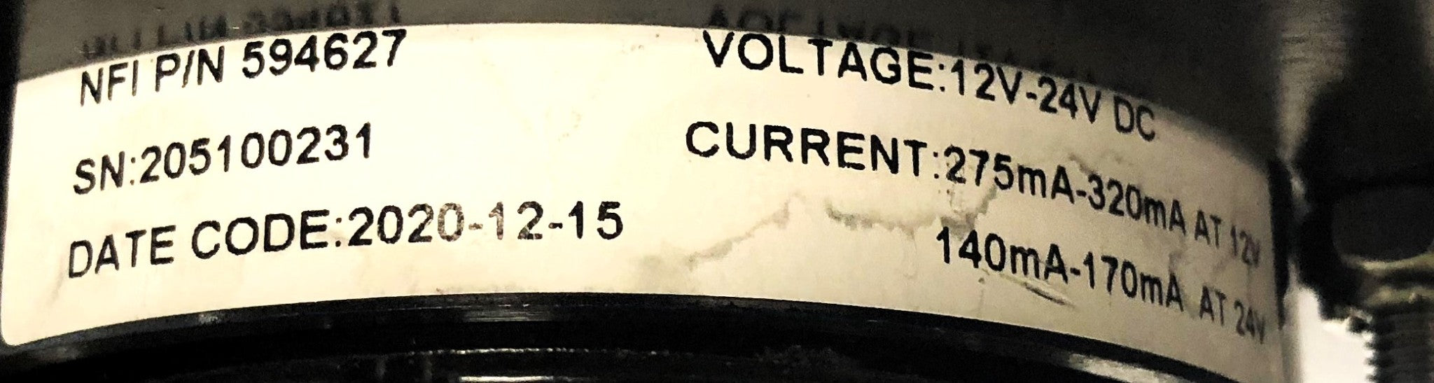 NFI 12-24VDC Box Truck Recess Lighting 594627 USED