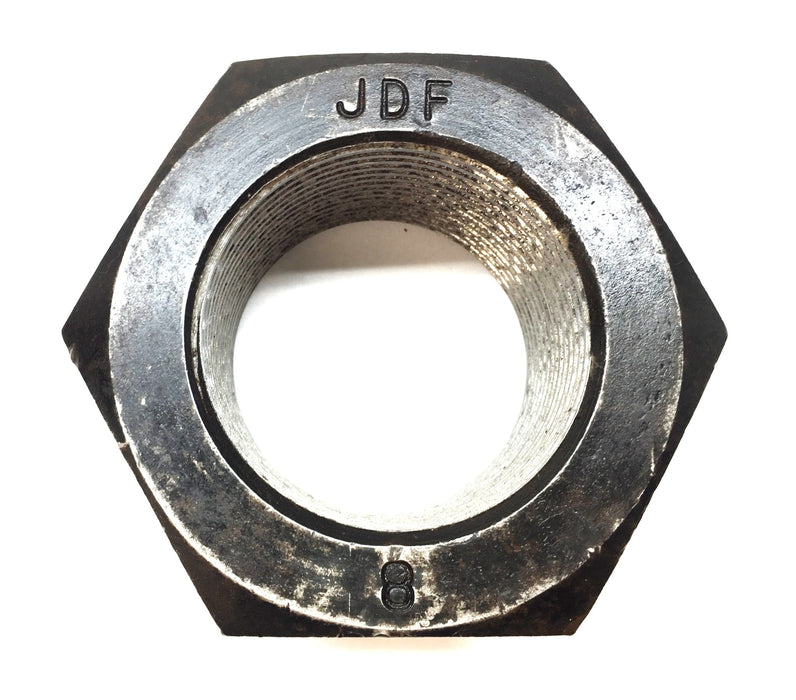 JDF 3-1/2" O.D x 2-1/4" I.D. x 1.85" Thickness Heavy Duty Hex Nut 8 NOS