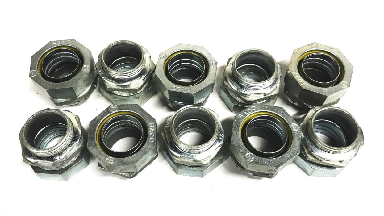 Hubbell/Raco 1-1/4 inch Liquid Tight Connector Conduit 3405 [Lot of 10] NOS