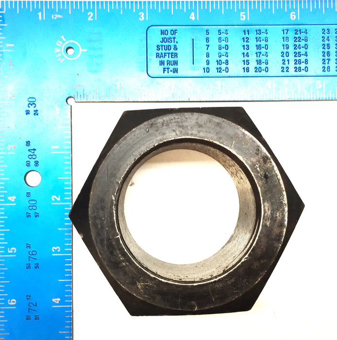 JDF 3-1/2" O.D x 2-1/4" I.D. x 1.85" Thickness Heavy Duty Hex Nut 8 NOS