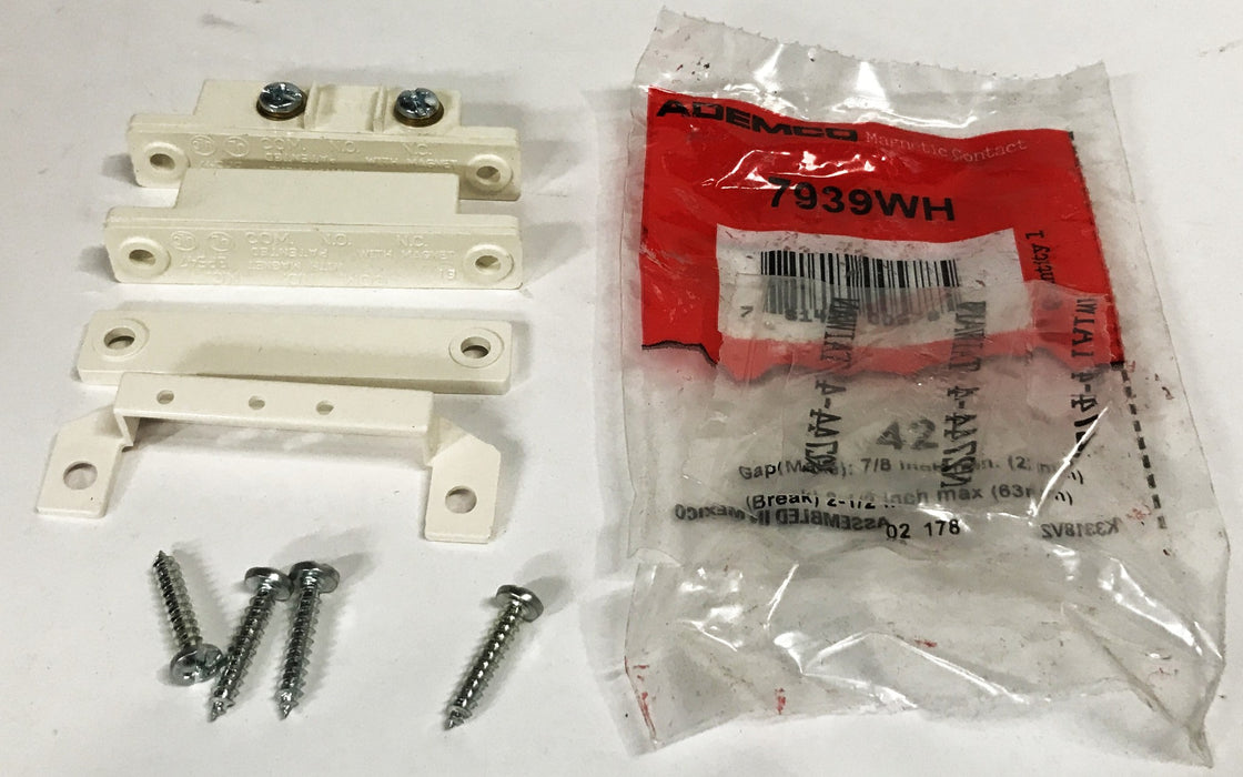 Ademco Magnetic Contact 7939WH [Lot of 4] NOS
