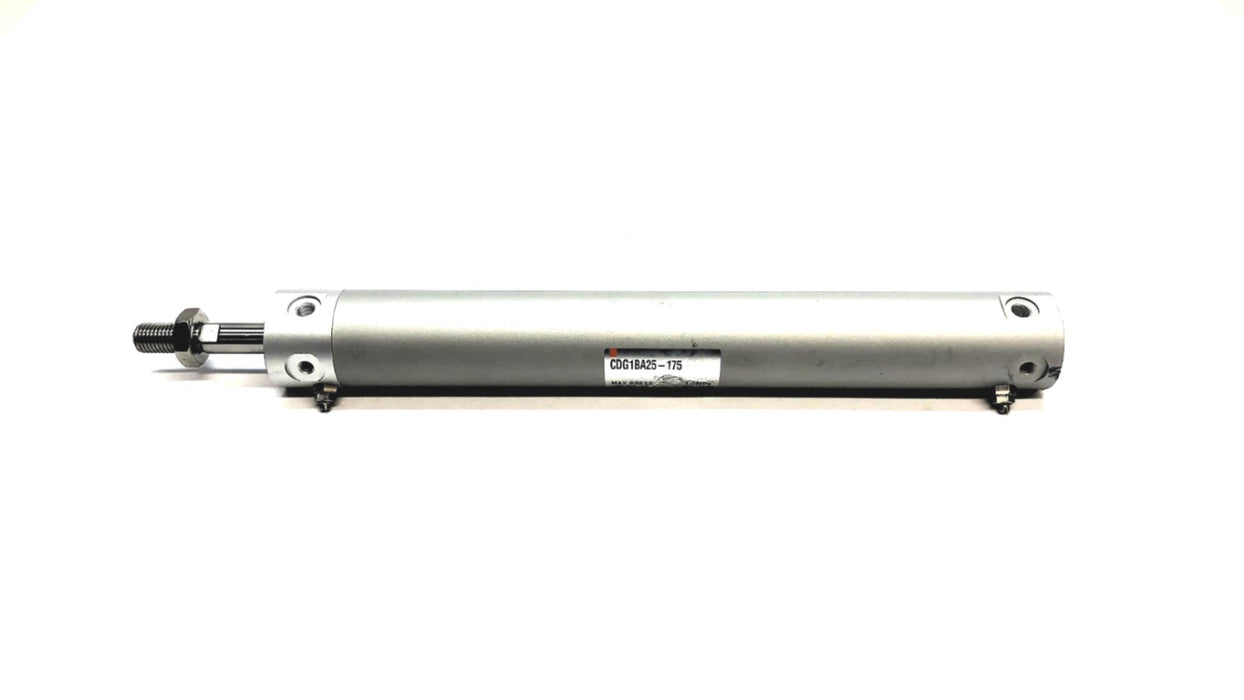 SMC Round Body Pneumatic Cylinder (Some Body Denting) CDG1BA25-175 NOS