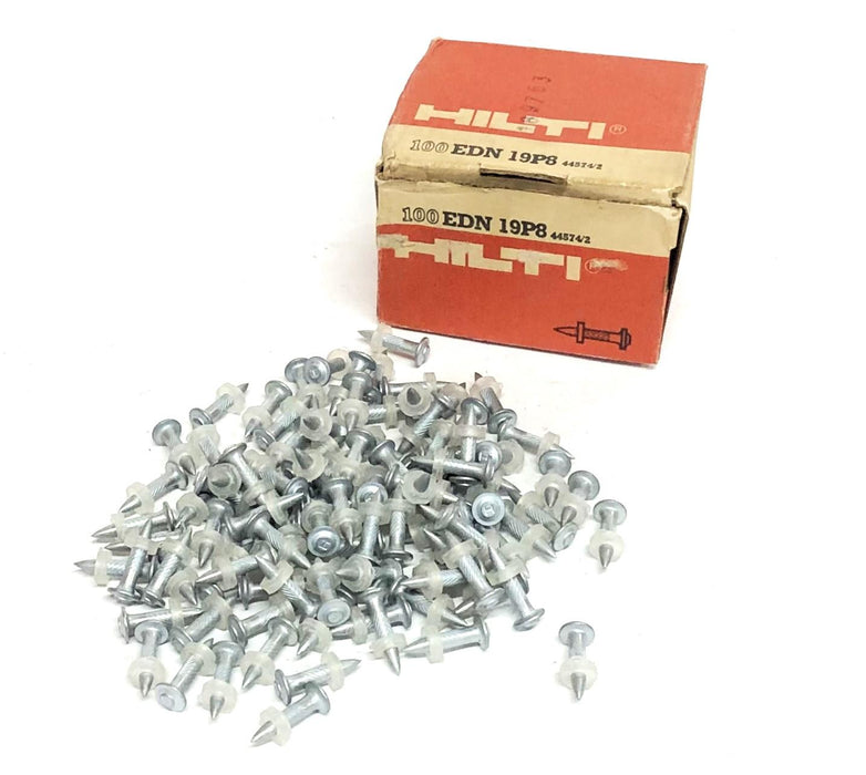 Hilti 100 Piece Box EDN 19P8 Anchor Stud Concrete Fastener 44574/2 NOS