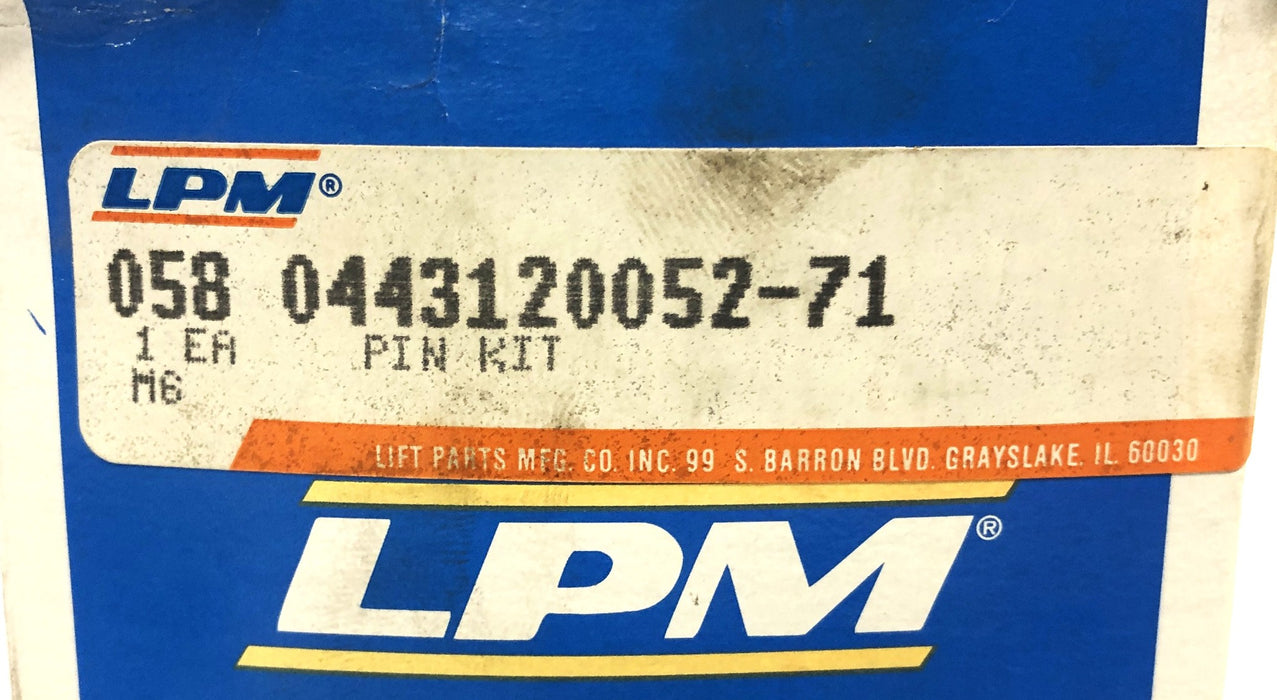 LPM Pin Kit Incomplete 0443120052-71 NOS