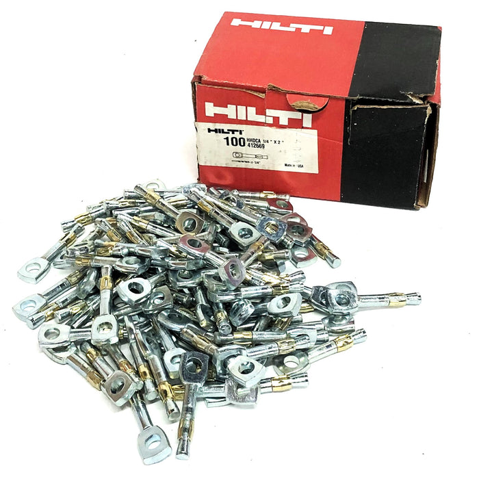 Hilti HHDCA 1/4x2 Inch Ceiling Anchor 412669 [Lot of 90] NOS