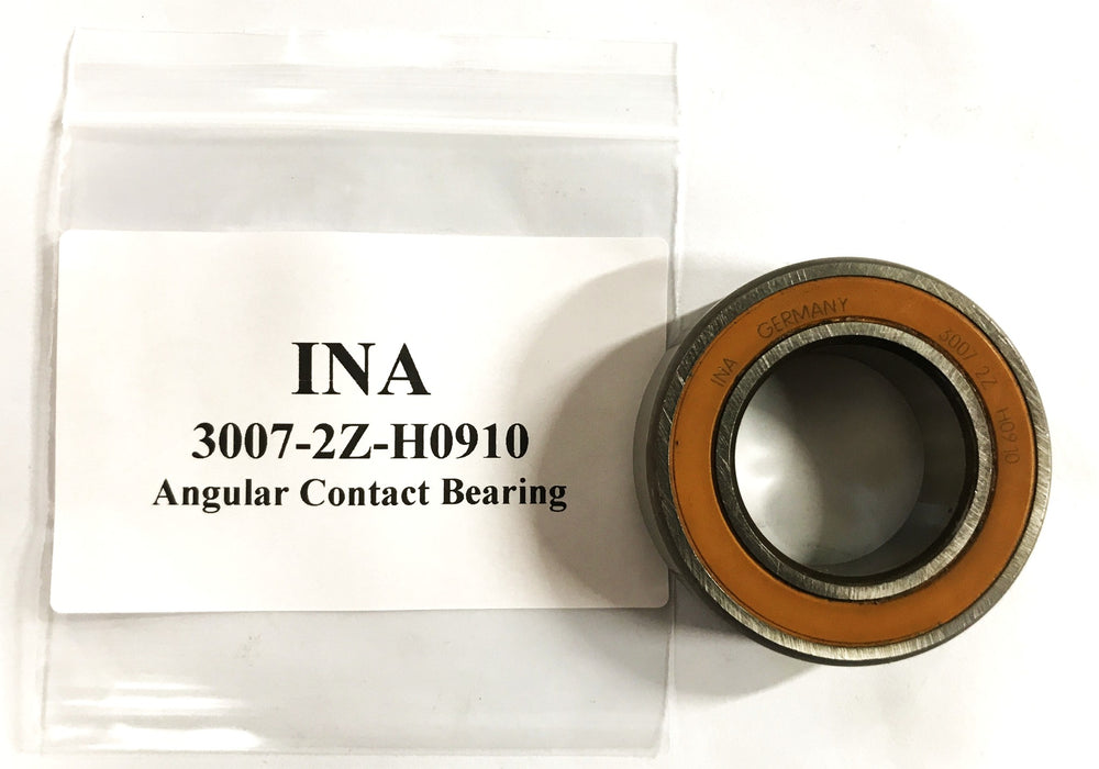 INA Angular Contact Bearing 3007-2Z-H0910 NOS