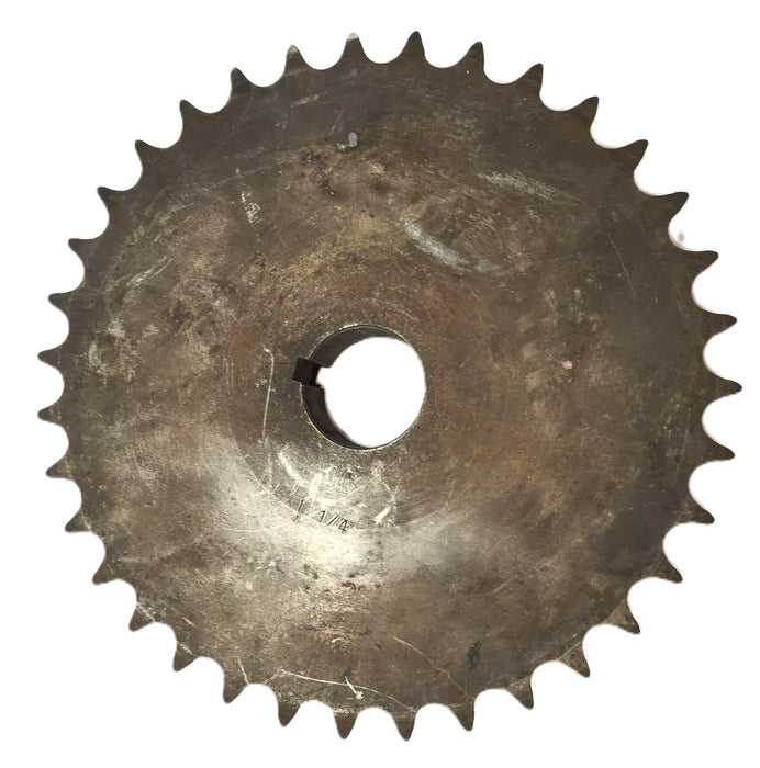 Unbranded Roller Chain Sprocket 5035X1 1/4 Bore with Keyway NOS